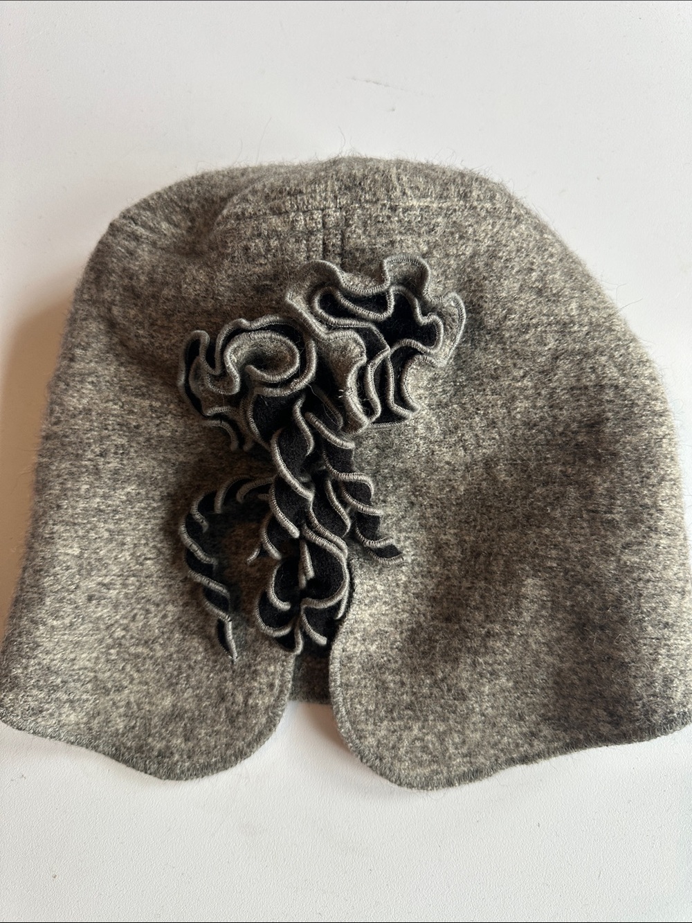 Gray Ear-Flap Hat